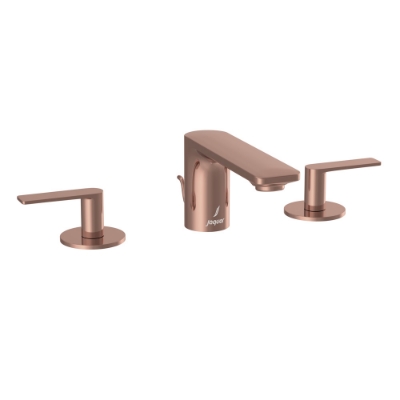 Picture of 3-Hole Basin Mixer with Popup Waste System - Blush Gold Bright PVD