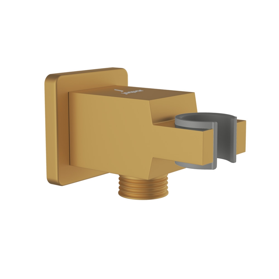 Picture of Square Wall Outlet - Gold Matt PVD
