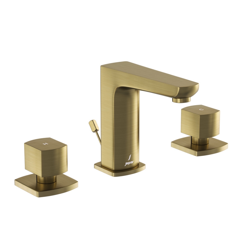 Picture of 3 Hole Basin Mixer with Popup Waste - Antique Bronze