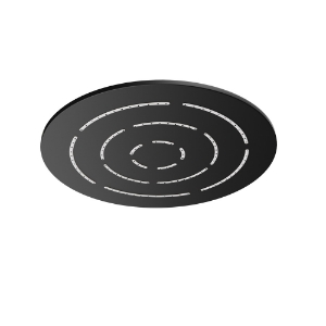 Picture of Single Function Round Shape Maze Overhead Shower - Black Matt