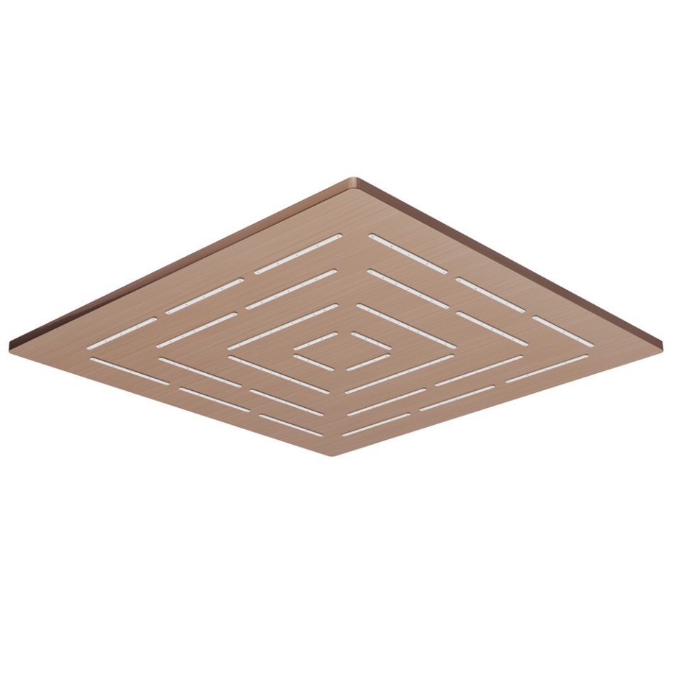 Picture of Square Shape Maze Overhead Shower - Antique Copper