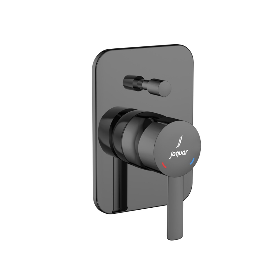 Picture of Exposed Part Kit of Single Lever Hi Flow In-wall Diverter - Black Chrome