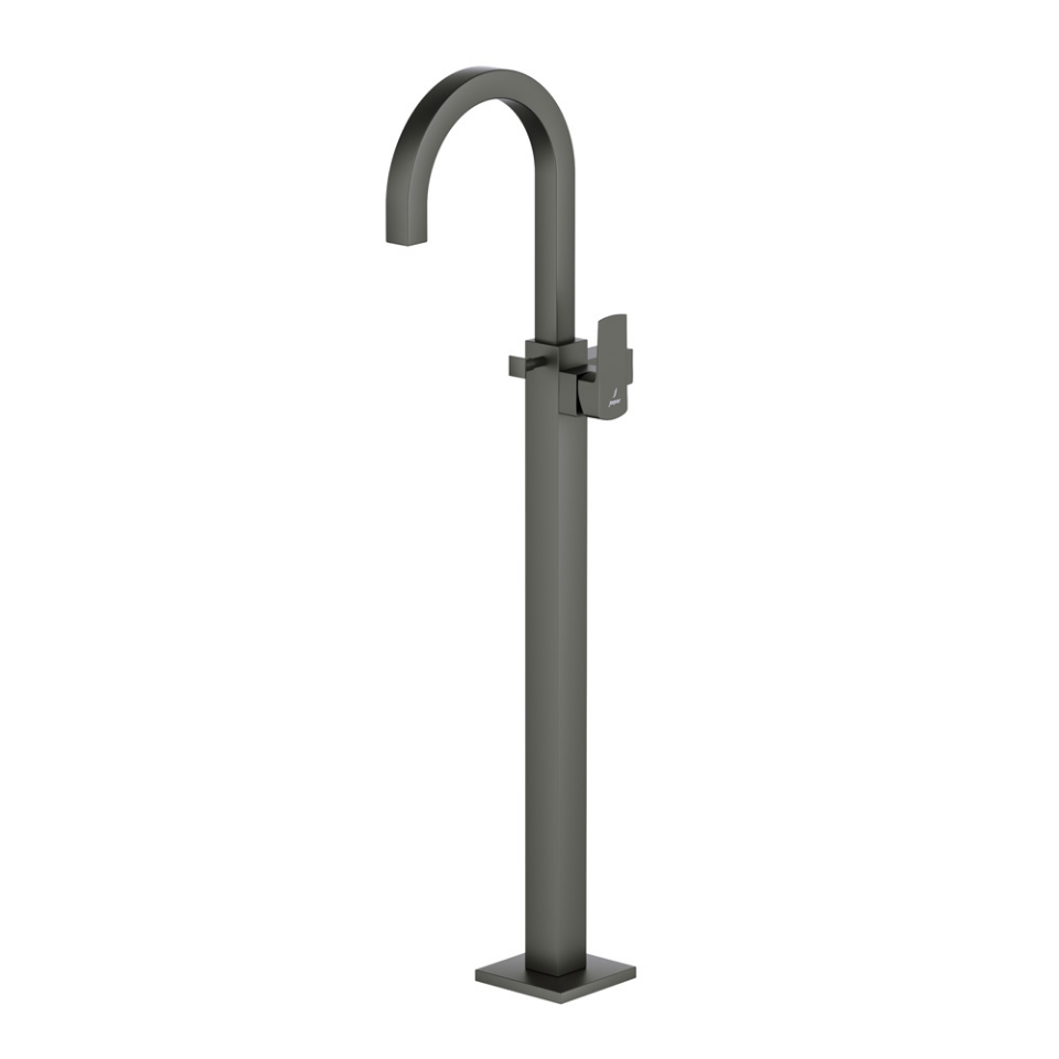Picture of Kubix Prime Exposed Parts of Floor Mounted Single Lever Bath Mixer - Graphite