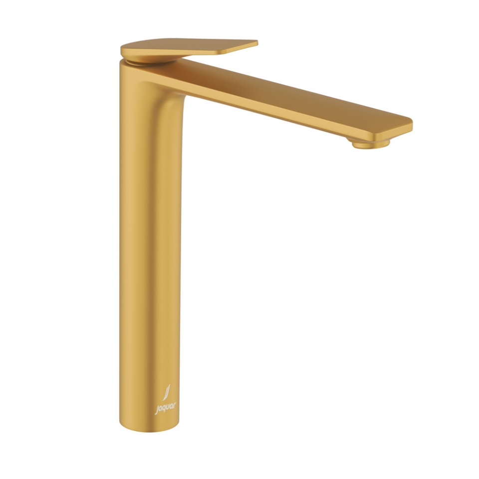 Picture of Single Lever High Neck Basin Mixer - Gold Matt PVD